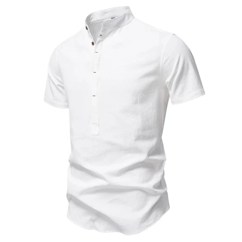 Camisa Polo Masculina Linho Saint Vizencci